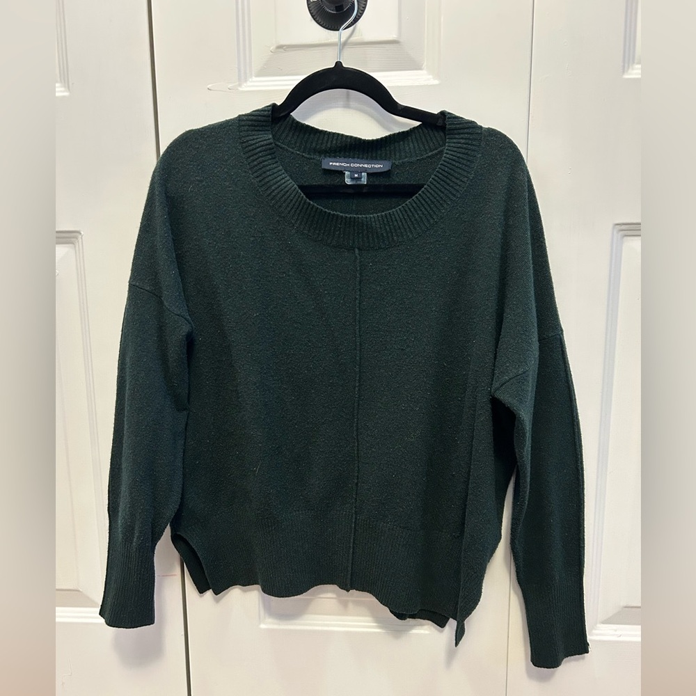 French Connectjon Women's Dark Green Sweater - Medium
